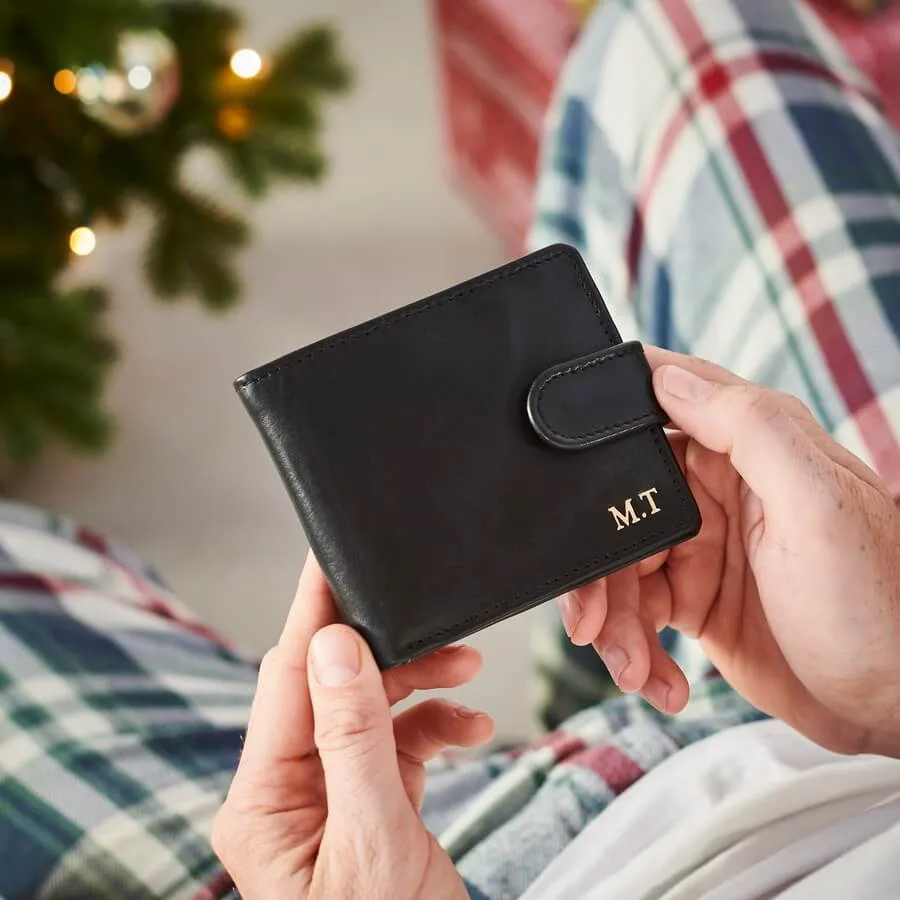 3 Colour Leather Wallet With RFID