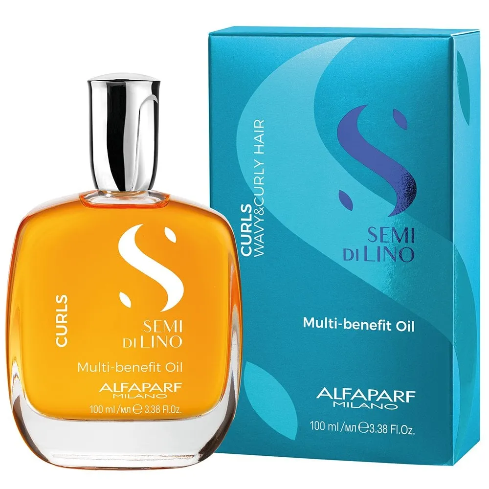 Alfaparf Milano Semi Di Lino Curls Multi-Benefit Oil 100ml