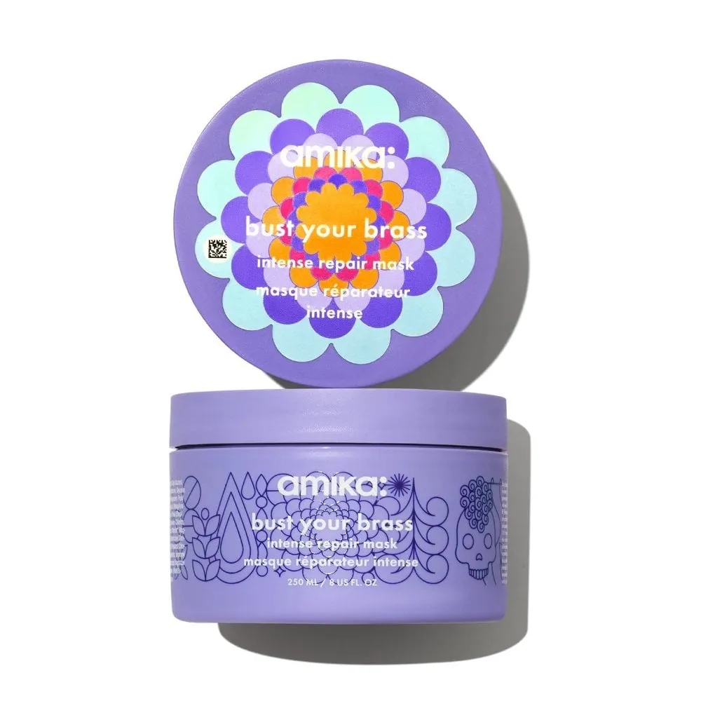Amika Bust Your Brass Cool Blonde Intense Repair Mask 250ml