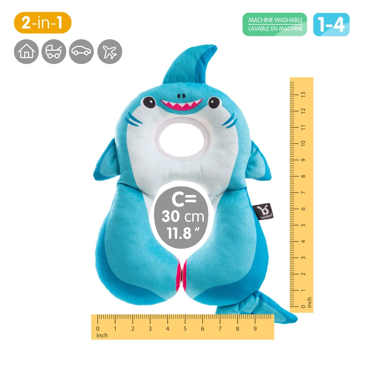 Benbat - Toddler Head & Neck Support Shark