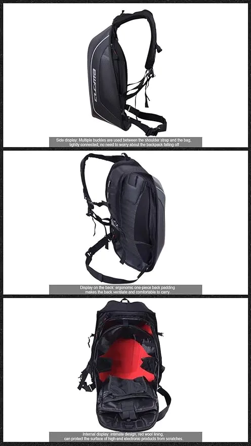 BFR Helmet Motorcycle Hard Shell Backpack