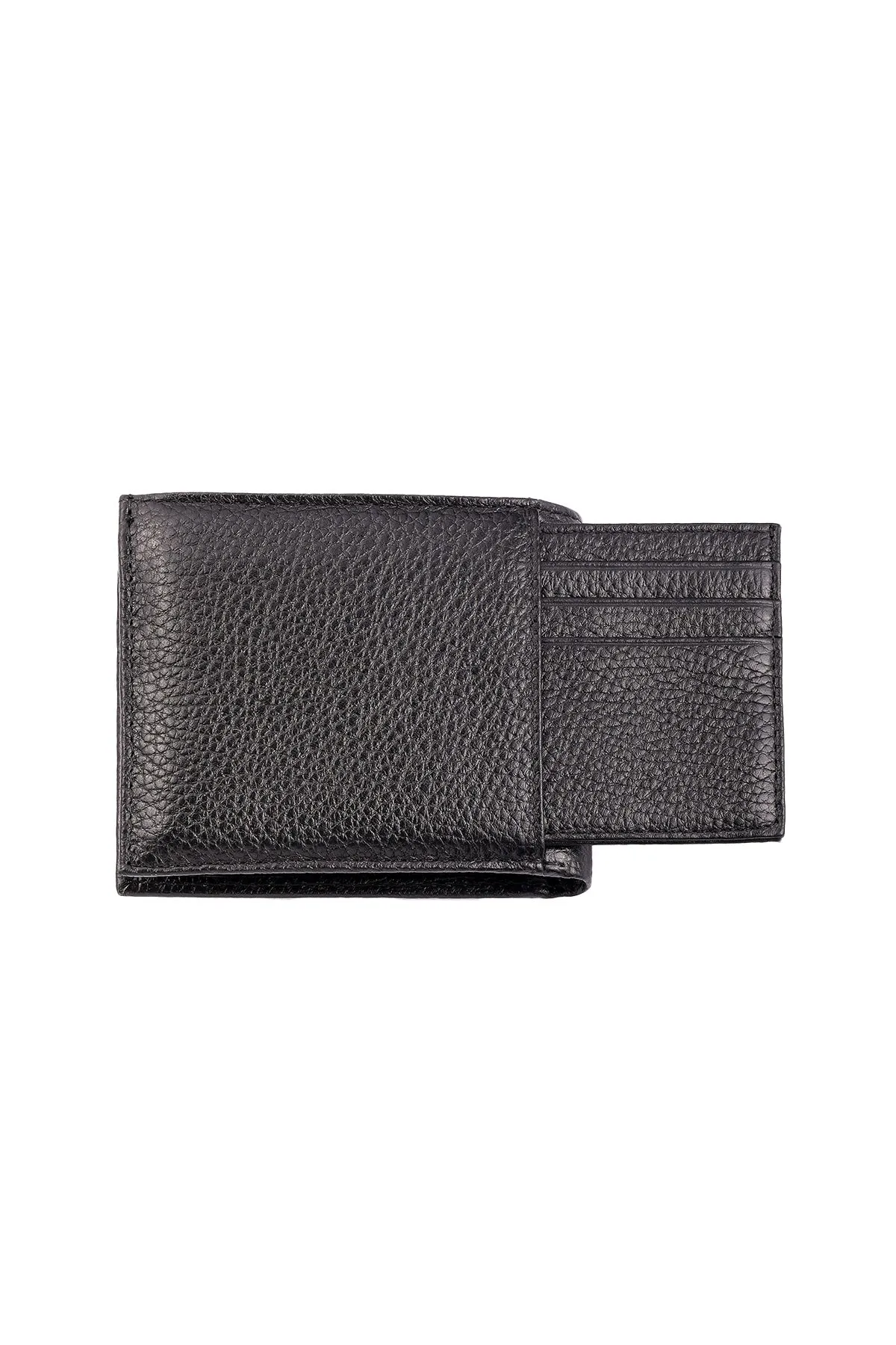 Black Bifold Leather Wallet