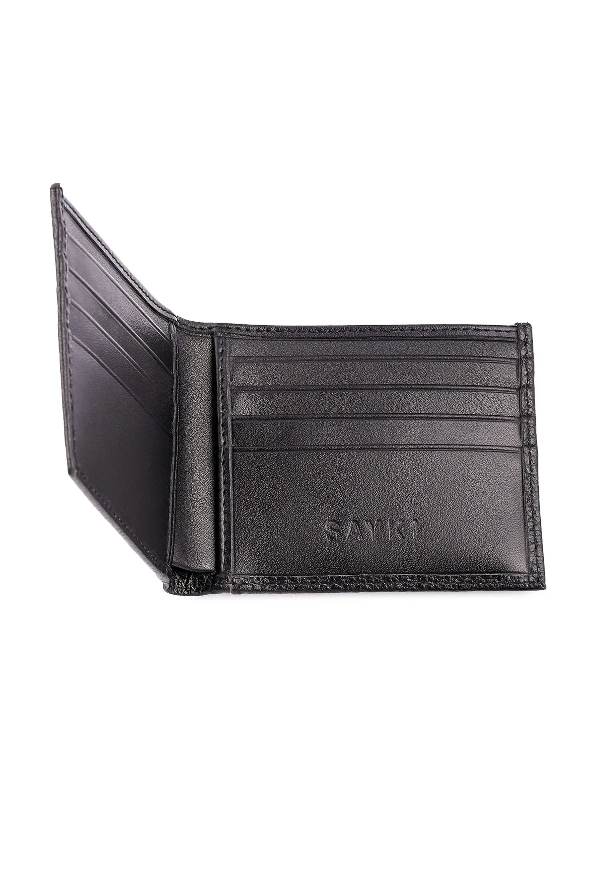 Black Bifold Leather Wallet