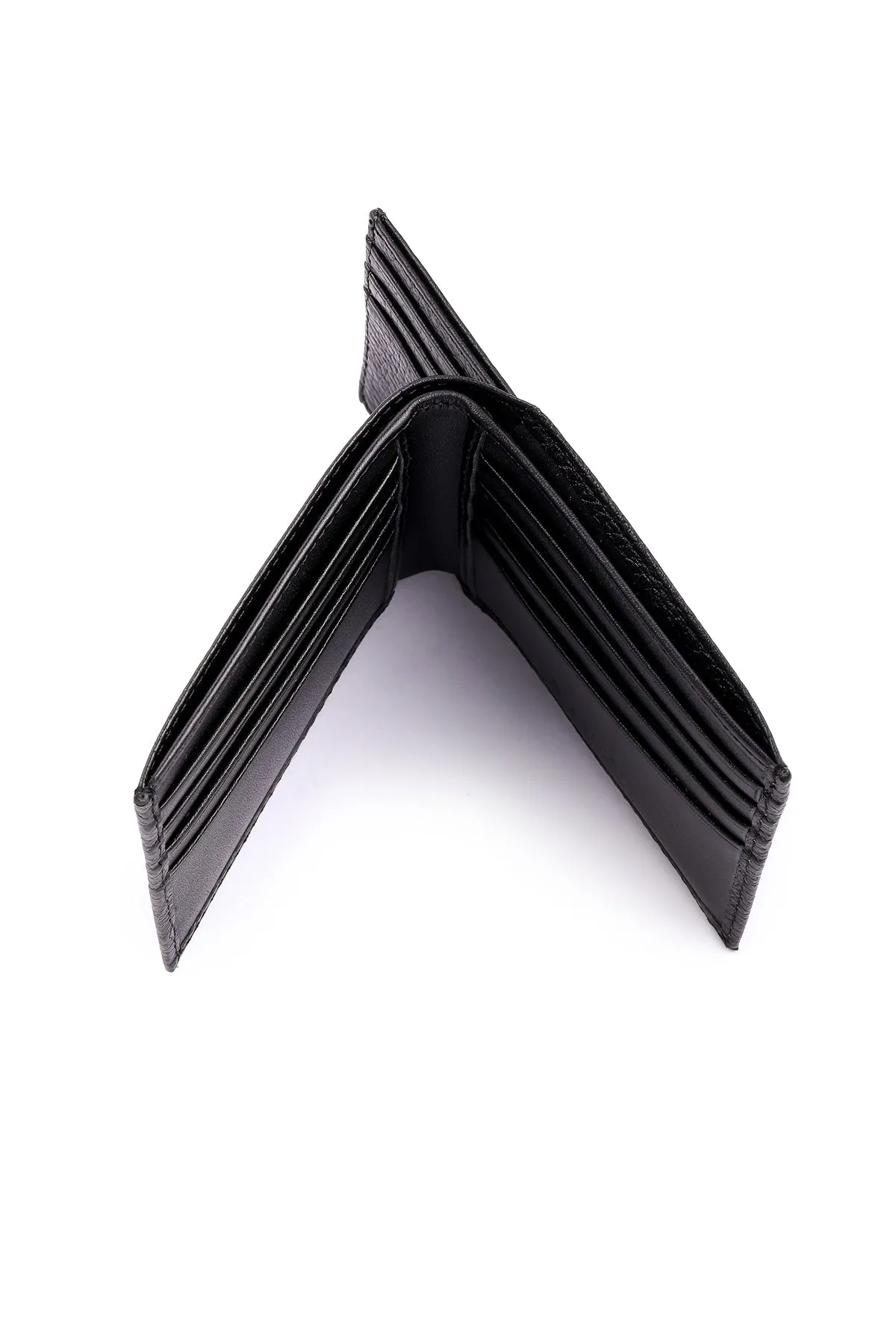 Black Bifold Leather Wallet