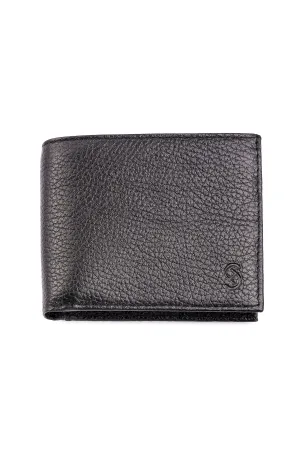 Black Bifold Leather Wallet