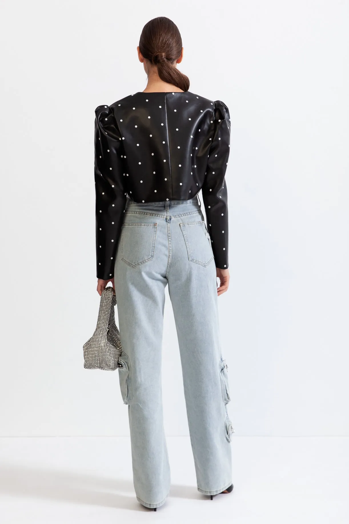 Blazer Cuir Vegan - Noir
