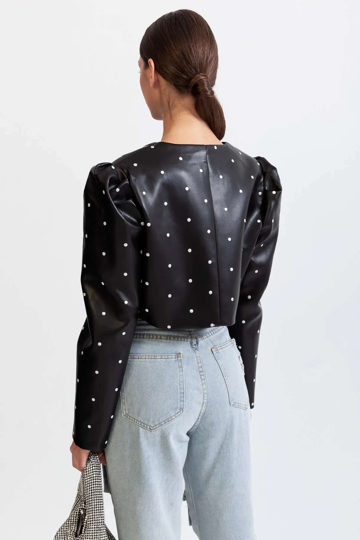 Blazer Cuir Vegan - Noir