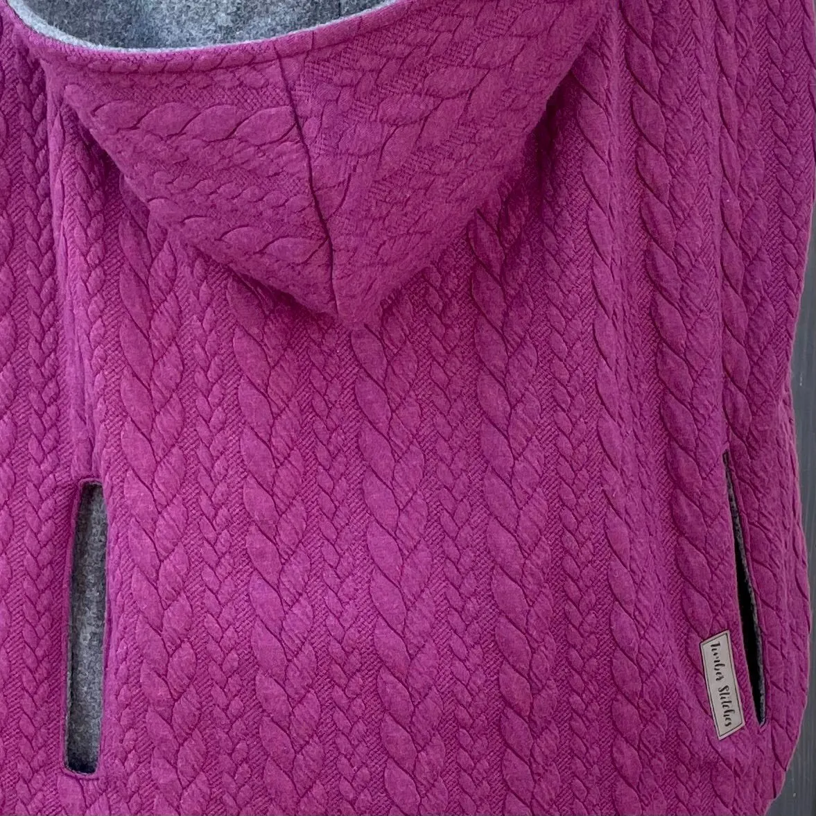 Bordeaux Cable Knit - Sweater Knit Carrier Cover
