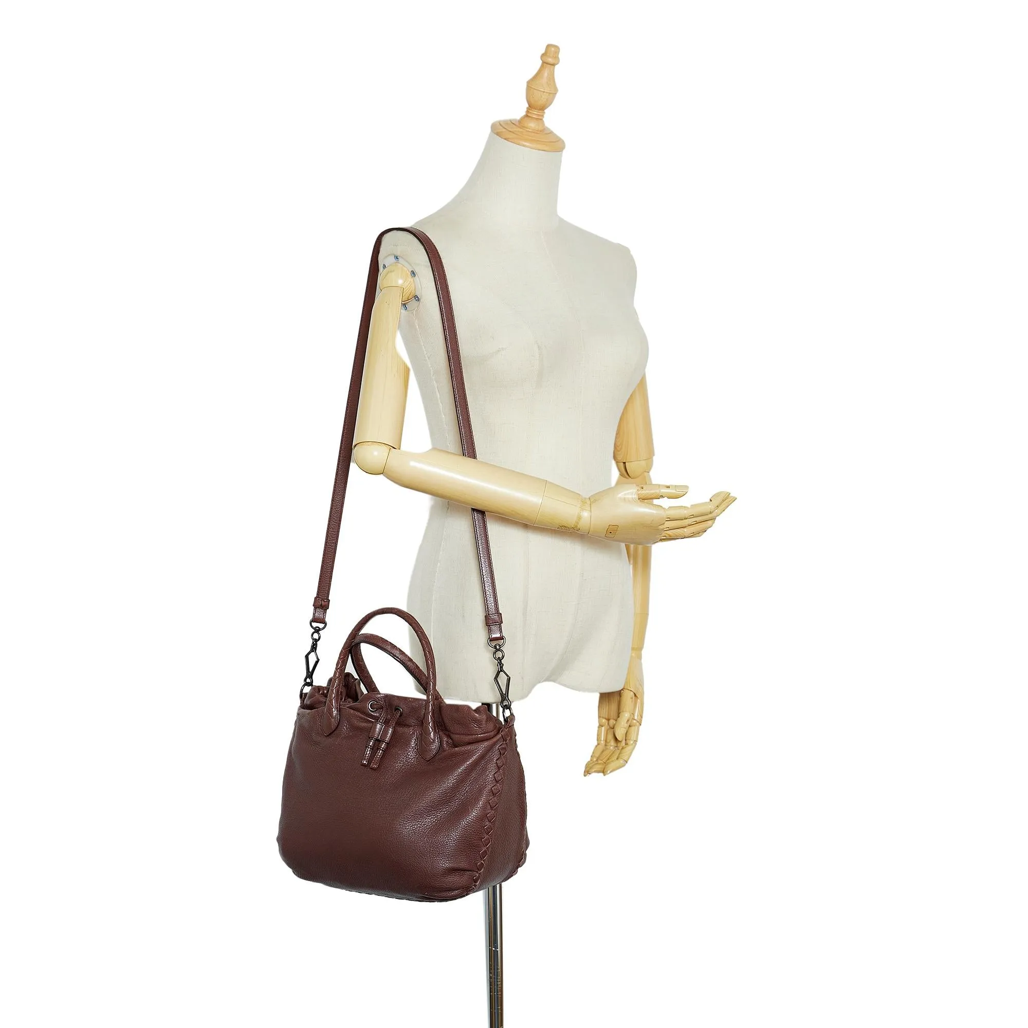 Bottega Veneta Intrecciato Satchel (SHG-vlfwaQ)