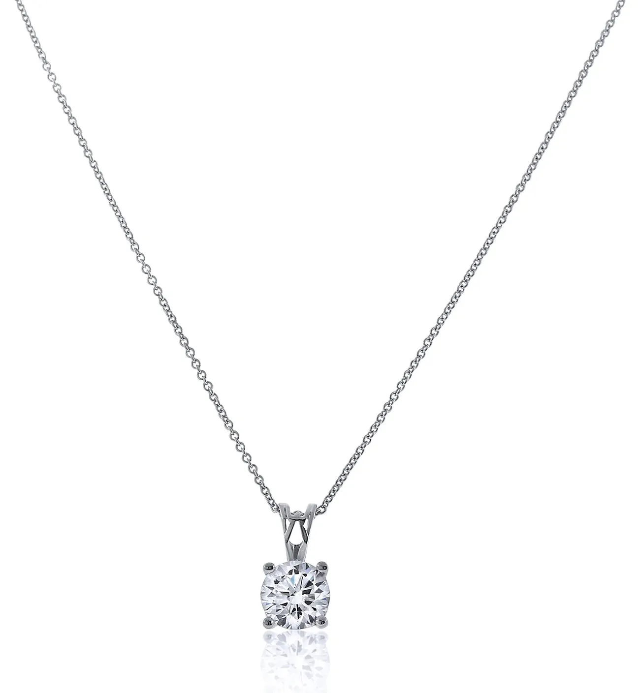 Brilliant Round Pendant Necklace
