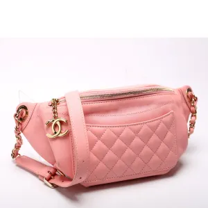 CC Waist Bag Quilted Lambskin 27M