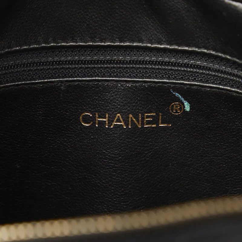 Chanel CC Chevron Pocket Camera Bag  Cotton Tote Bag in Excellent condition