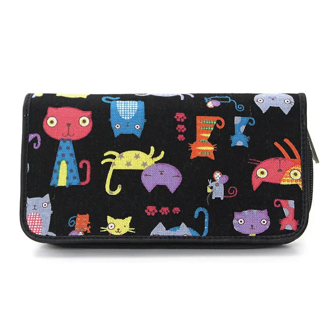 Colorful Kitty Cats Wallet