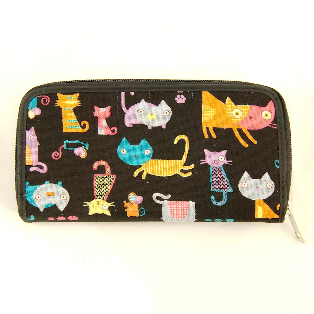 Colorful Kitty Cats Wallet