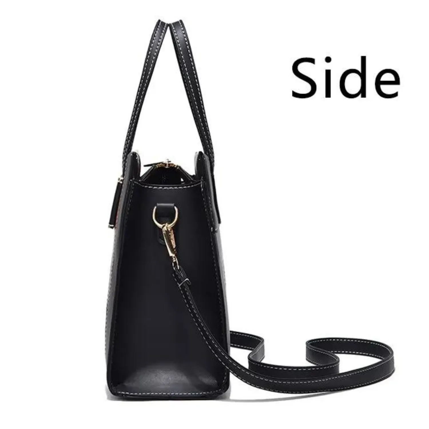Contemporary Patchwork Leather Tote