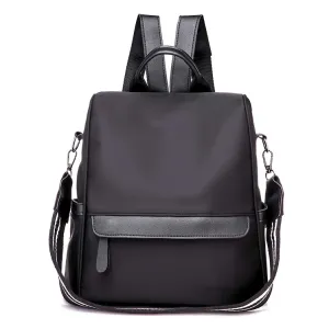 COOFIT Womens Backpack Casual Daypack Nylon Backpack Anti-theft Backpack Black Backpack Small