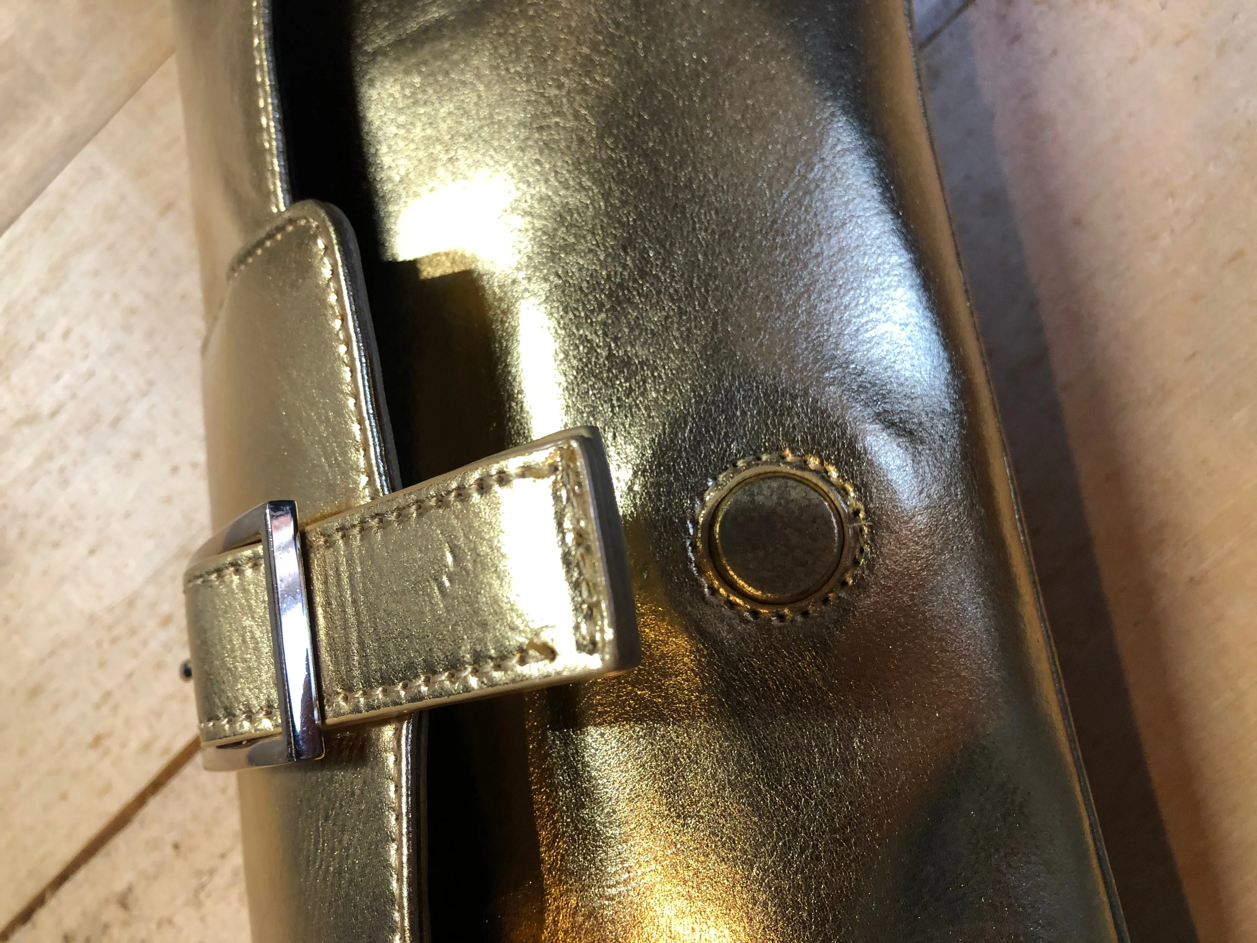 Danier Gold Clutch