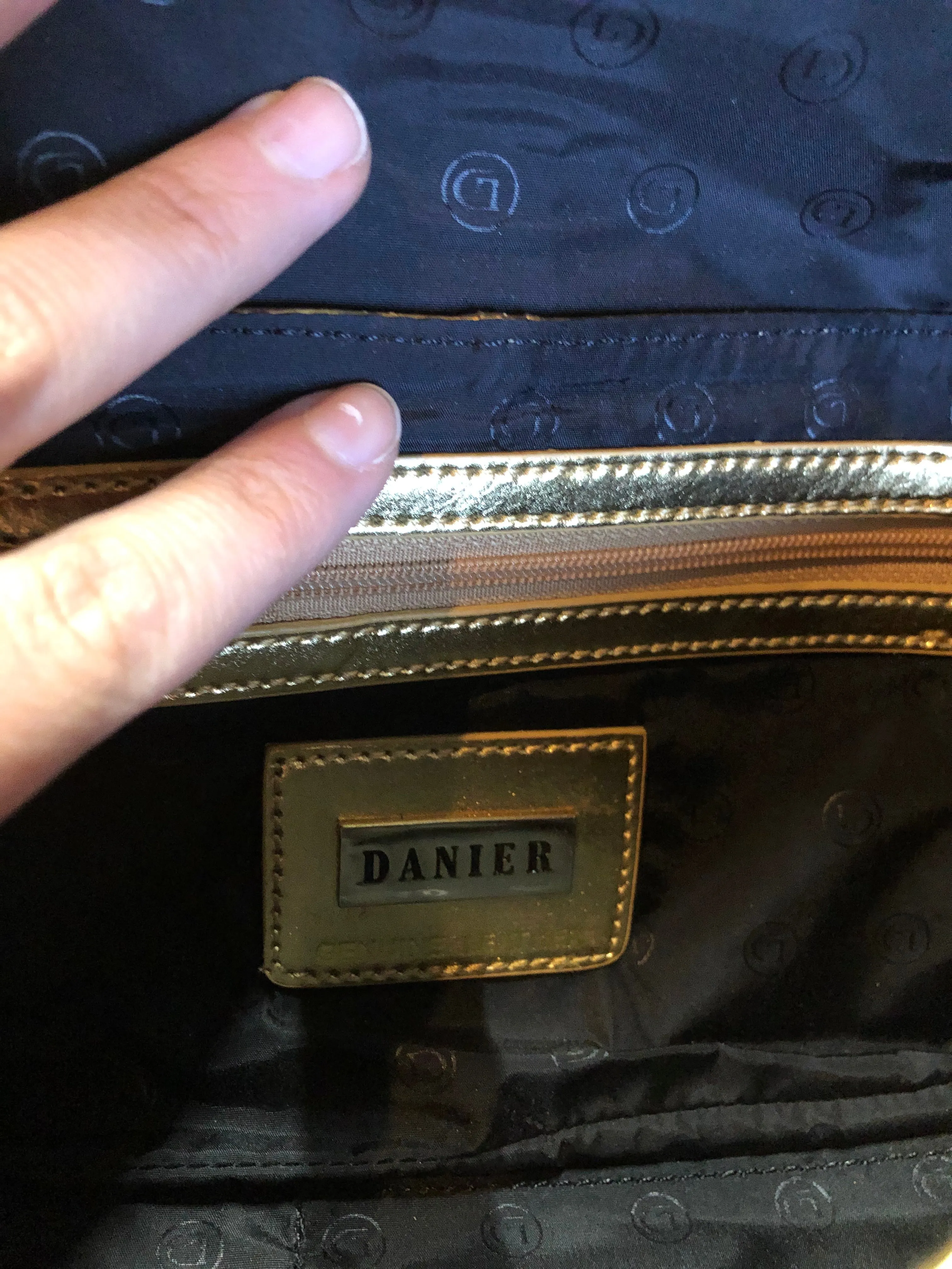 Danier Gold Clutch