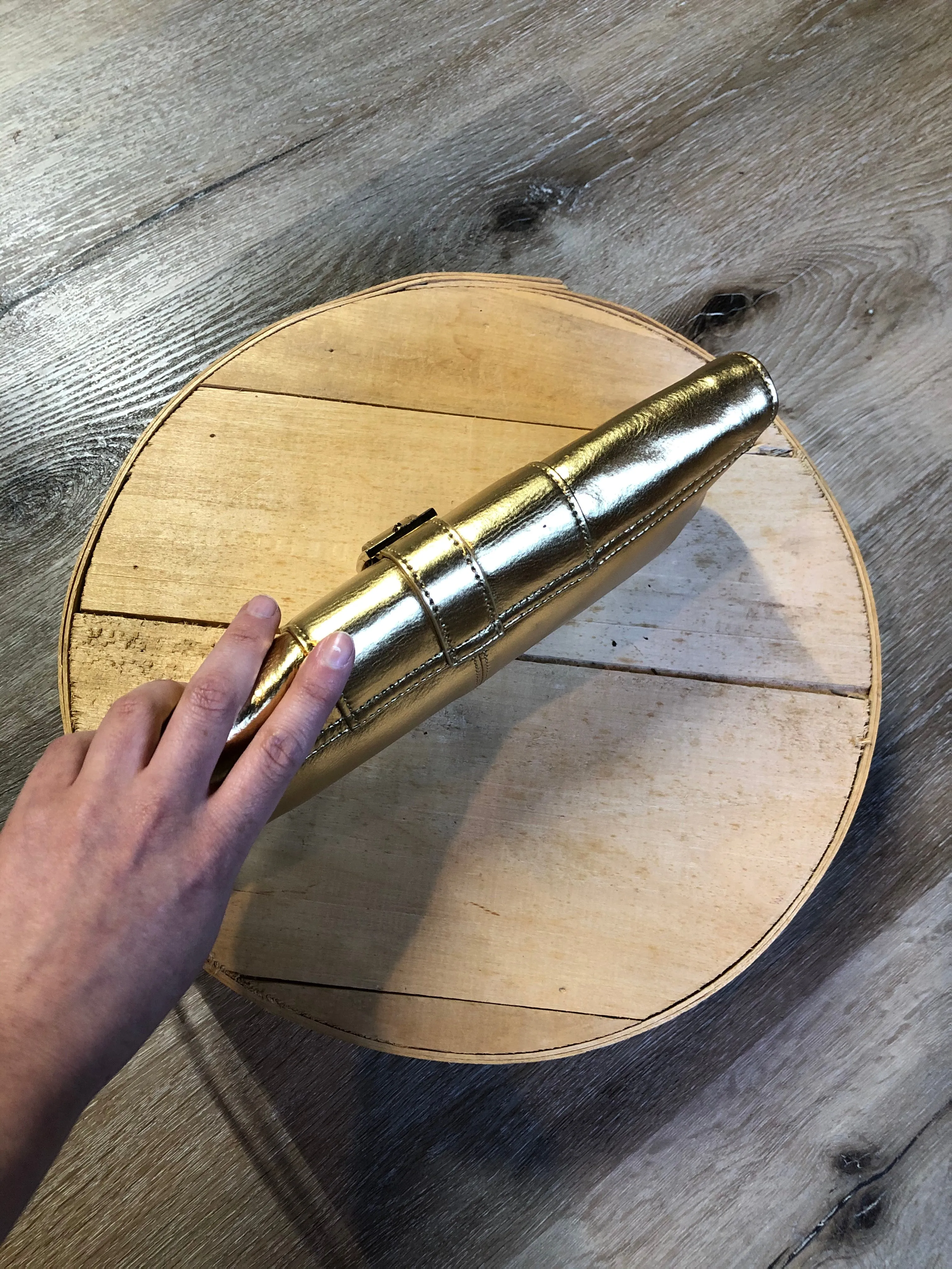 Danier Gold Clutch