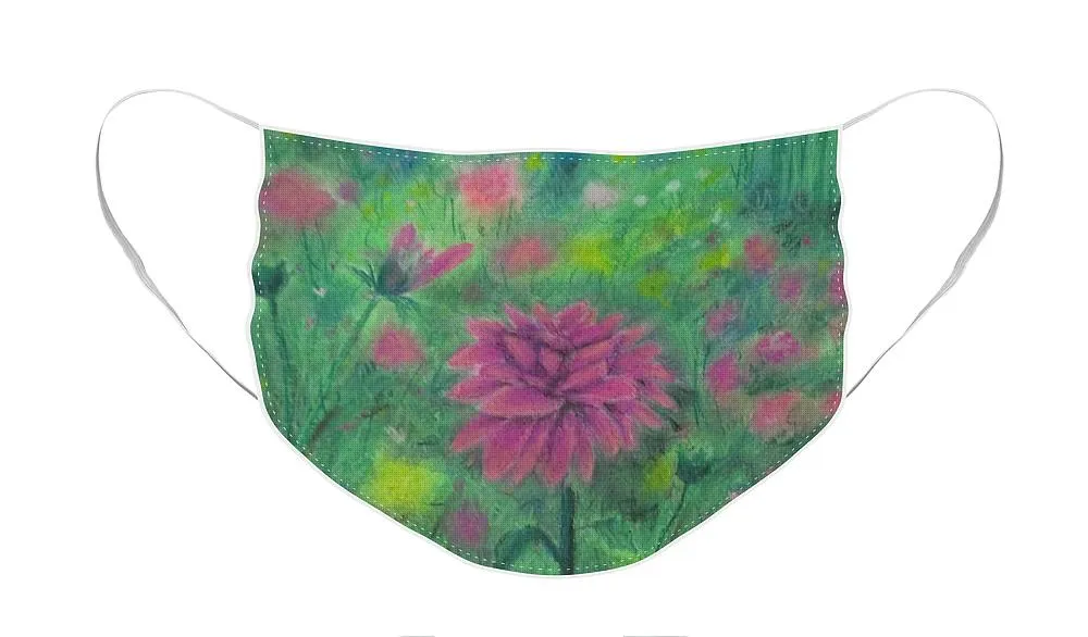 Dreaming of Dahlias ~ Face Mask