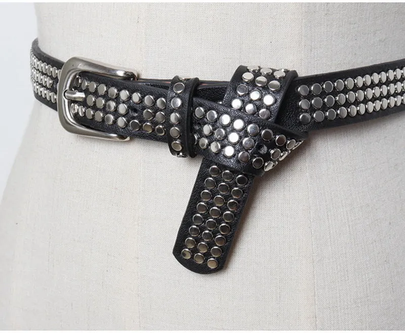 Fashion Luxury Rivets Fanny Pack Belt Bag