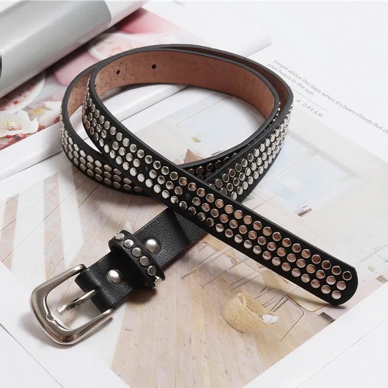 Fashion Luxury Rivets Fanny Pack Belt Bag