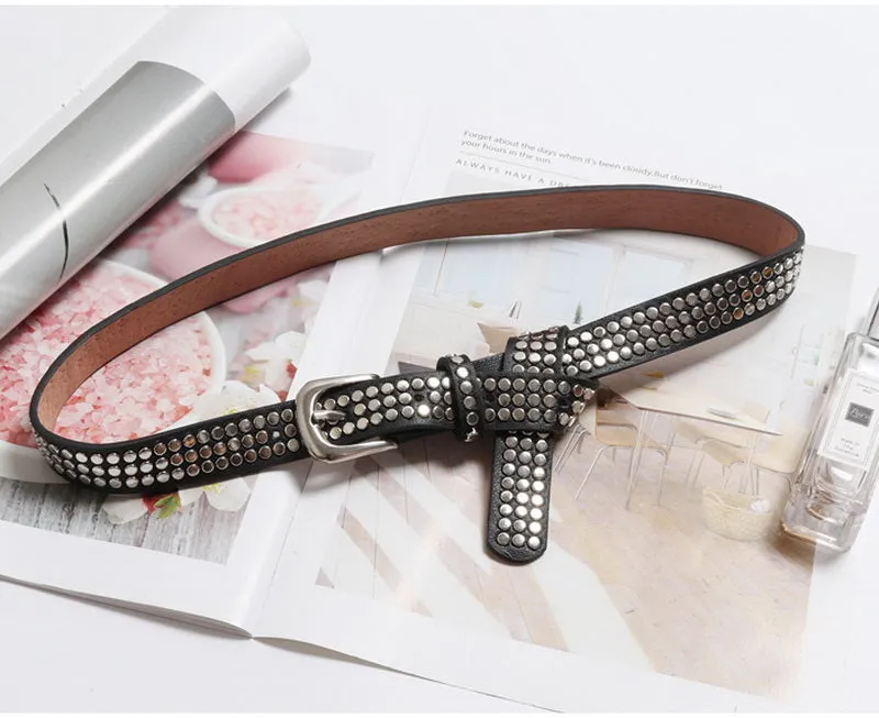 Fashion Luxury Rivets Fanny Pack Belt Bag