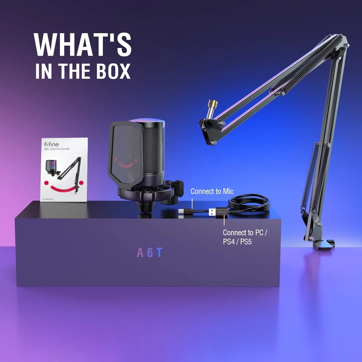 Gaming PC Microphone Podcast Condenser Mic