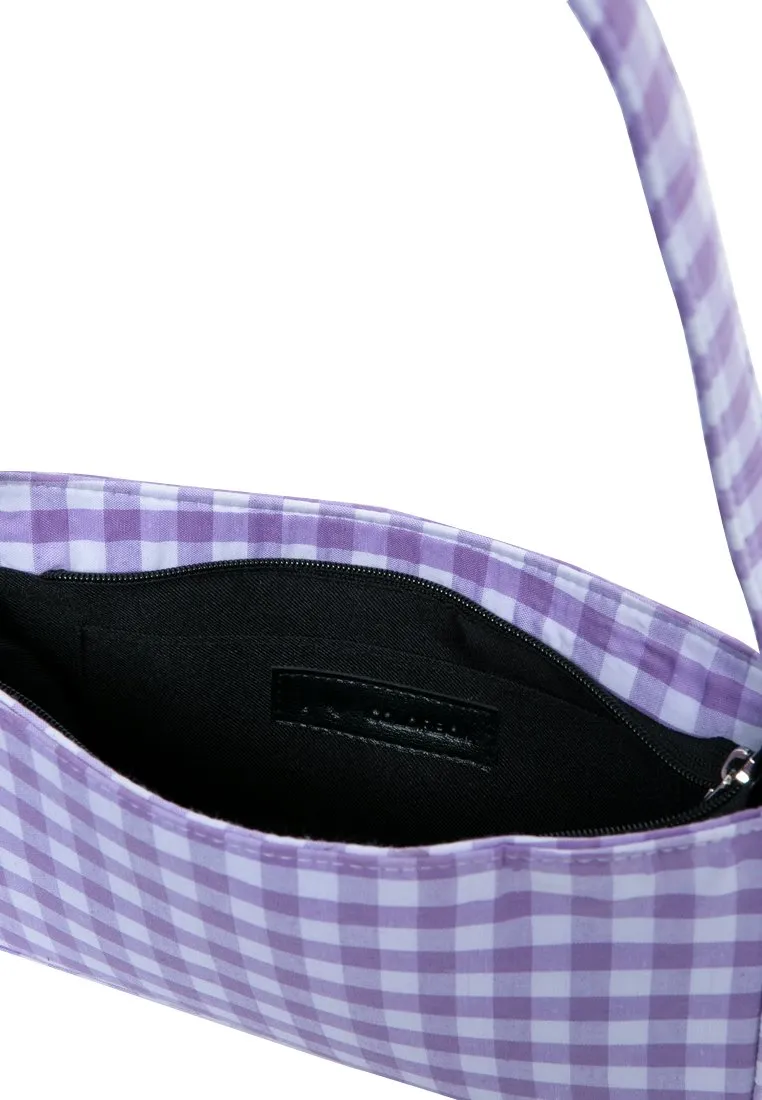 Gingham Shoulder Bag Lilac