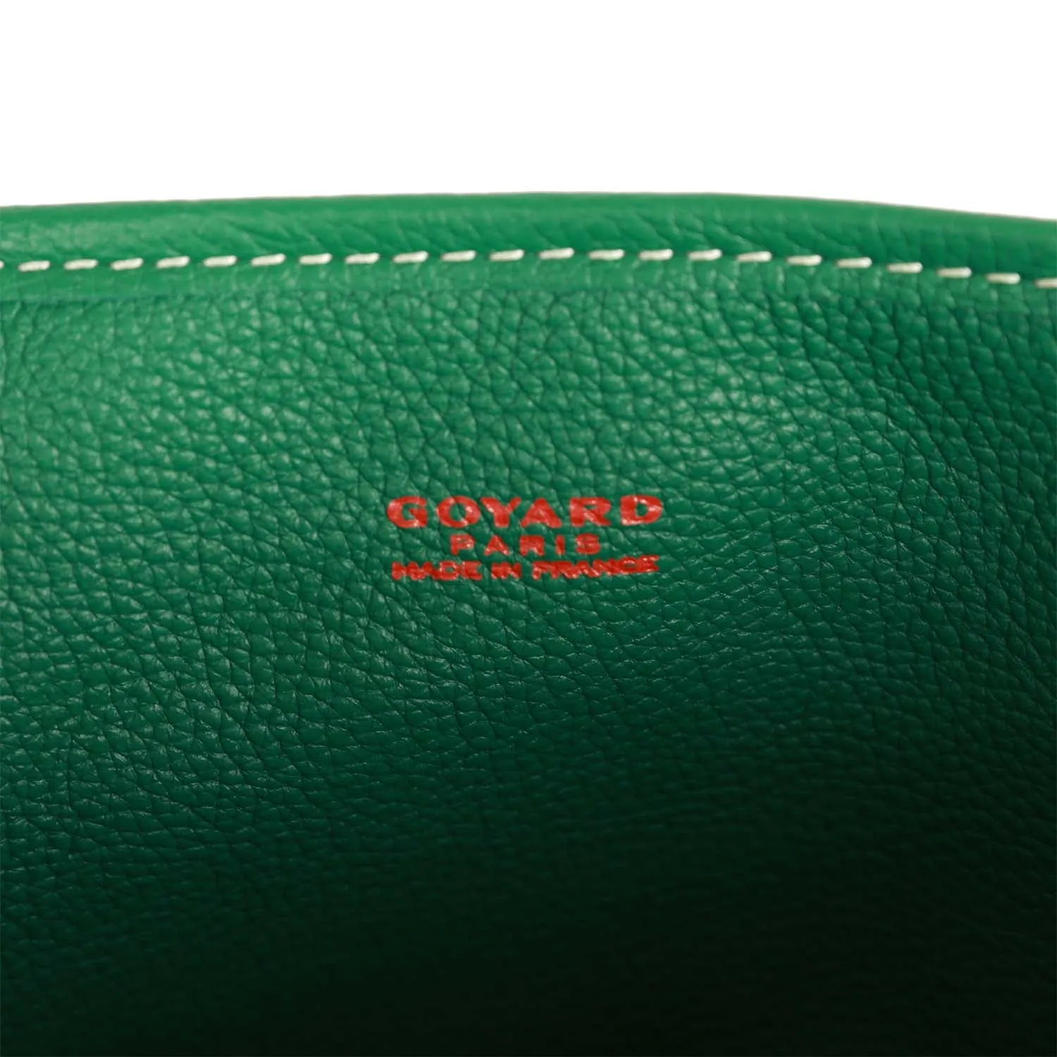 Goyard Goyardine Green Anjou Mini Reversible Tote Bag Palladium Hardware