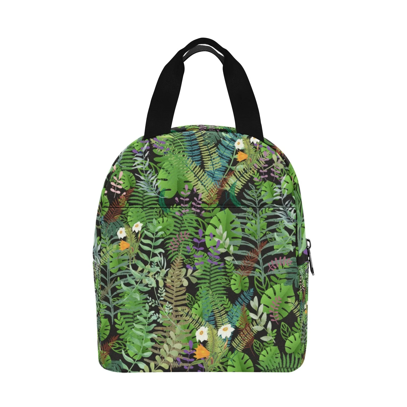 Graphic Jungle Insulated Zipper Lunch Bag