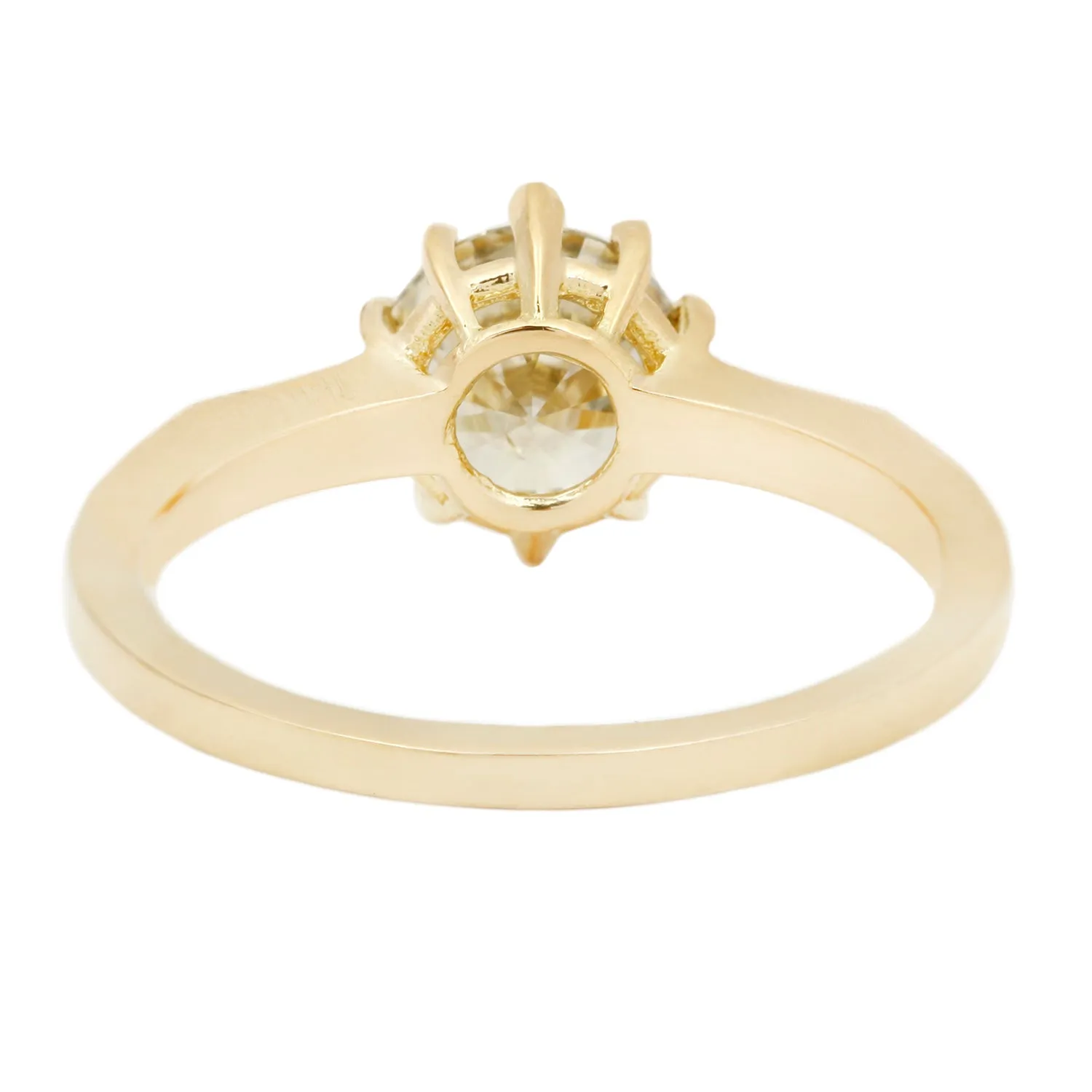 Green Tea Solitaire Ring