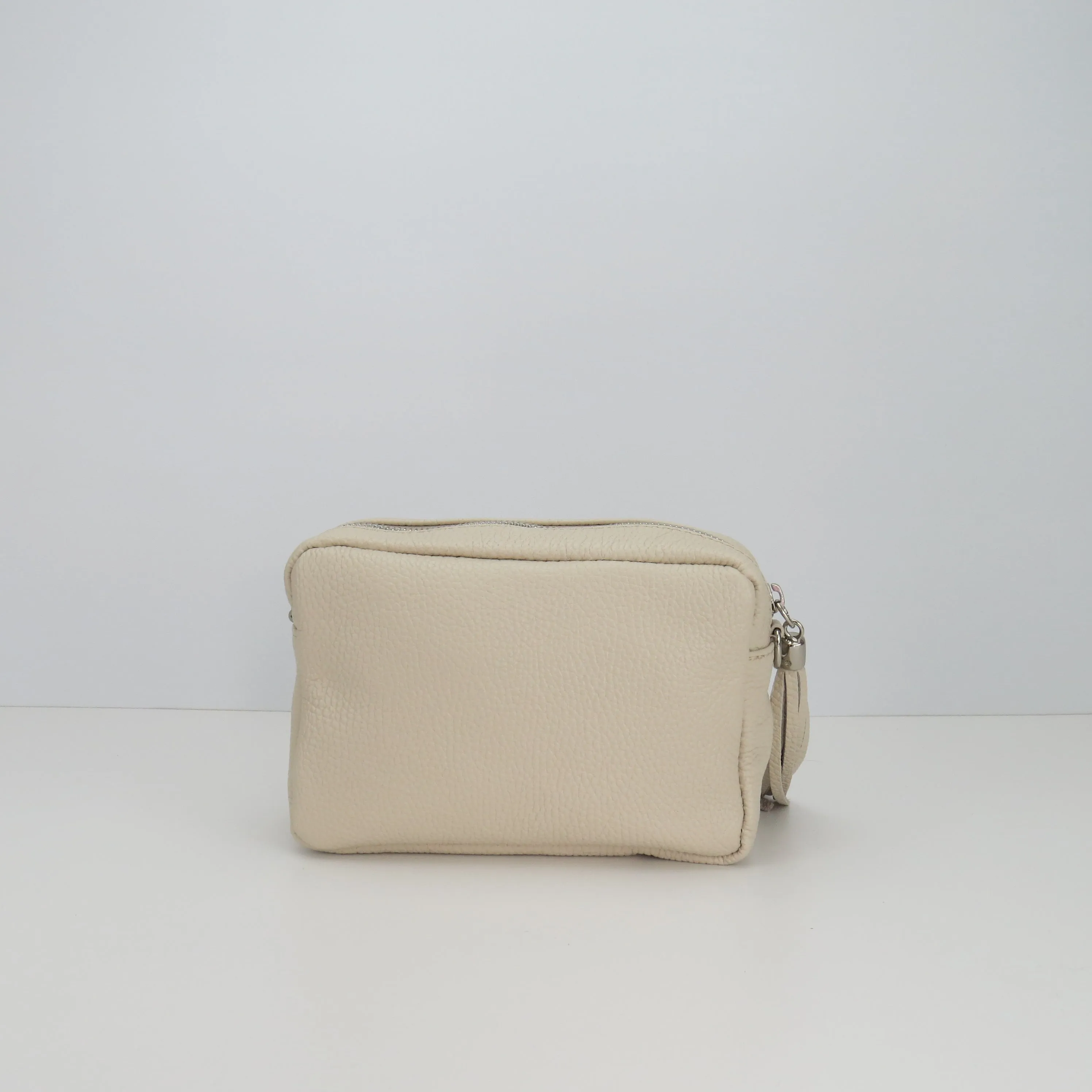 Italian Leather Cross Body Camera Bag