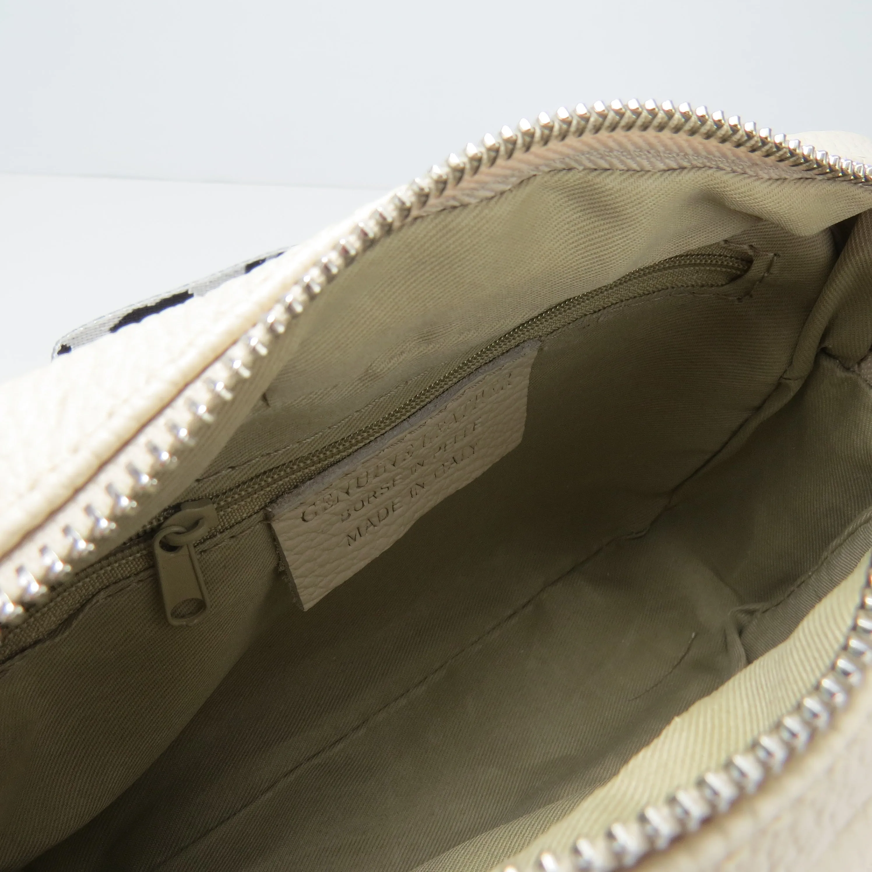 Italian Leather Cross Body Camera Bag