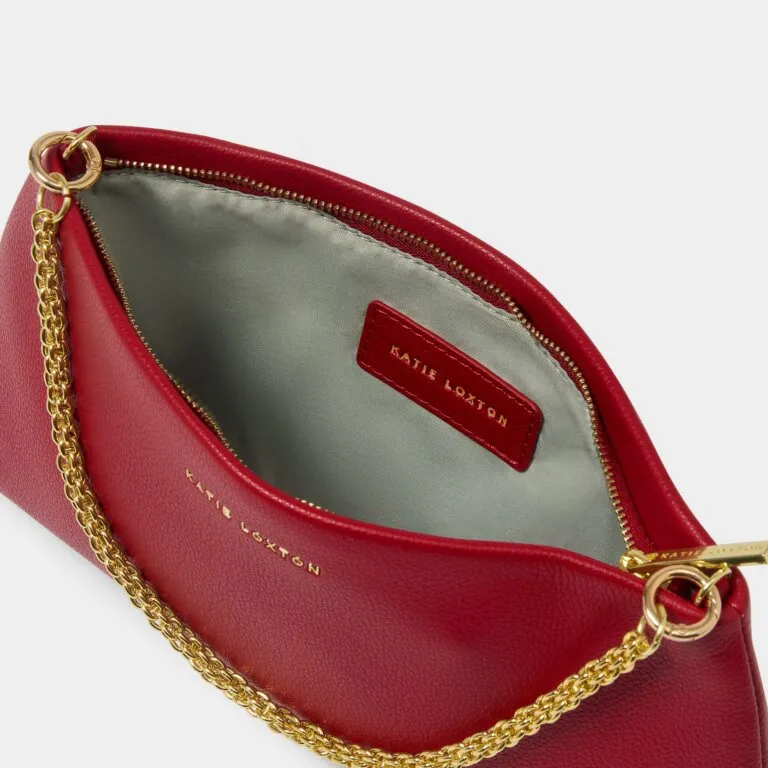 Katie Loxton Margot Clutch Bag Red