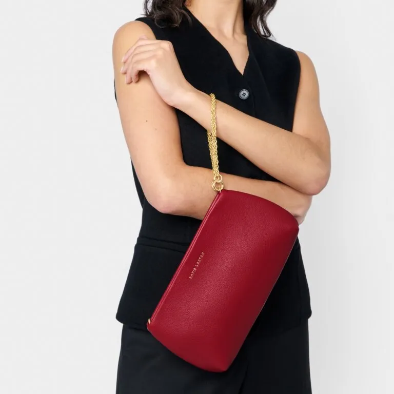 Katie Loxton Margot Clutch Bag Red