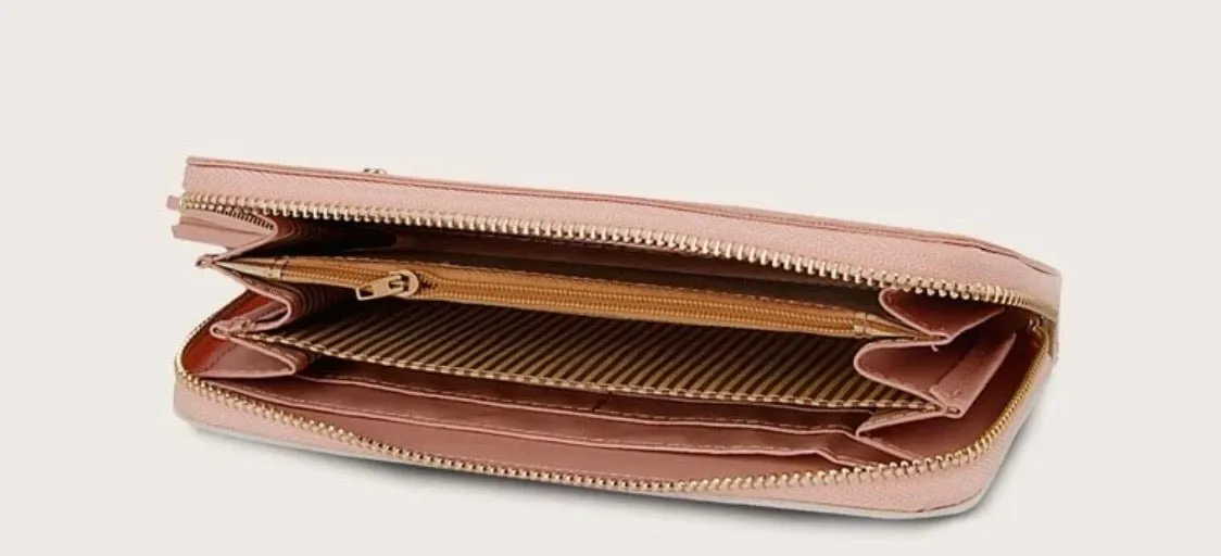 Light Pink Glitter Wallet