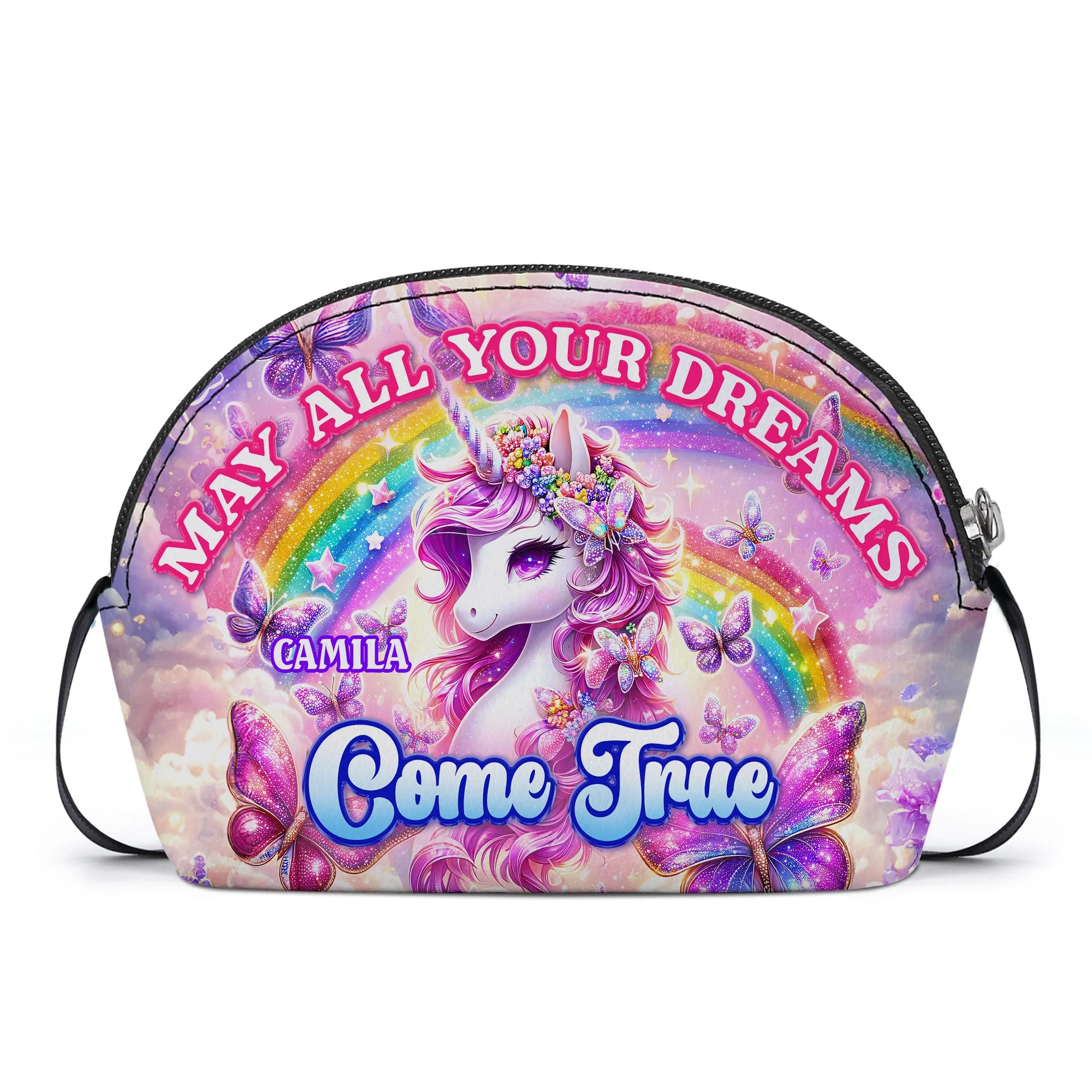 May All Your Dreams Come True - Personalized Kid Shell Purse SBCHSBLHA1759L