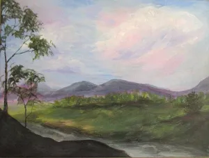 Misty Landscape - Art Print