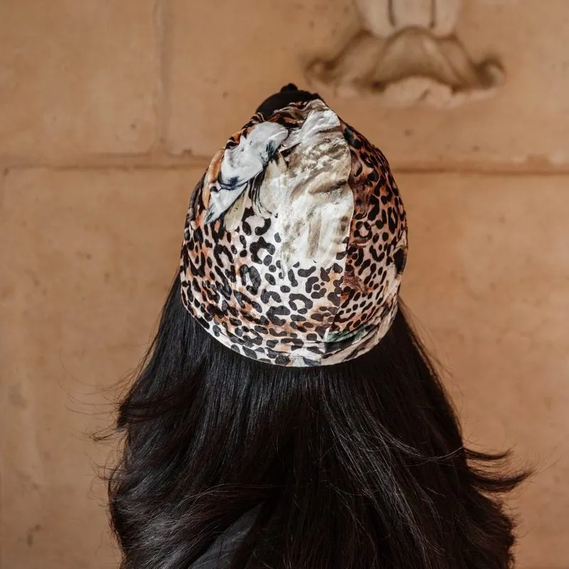Mixed Leopard Turban