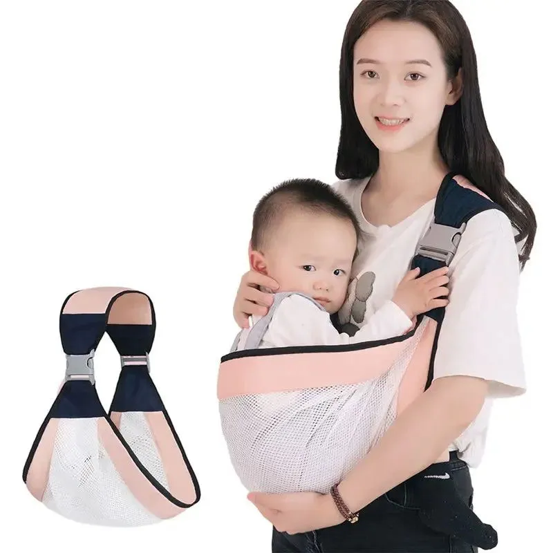 New Cotton Adjustable Baby Sling Carrier Bag ( Pink )