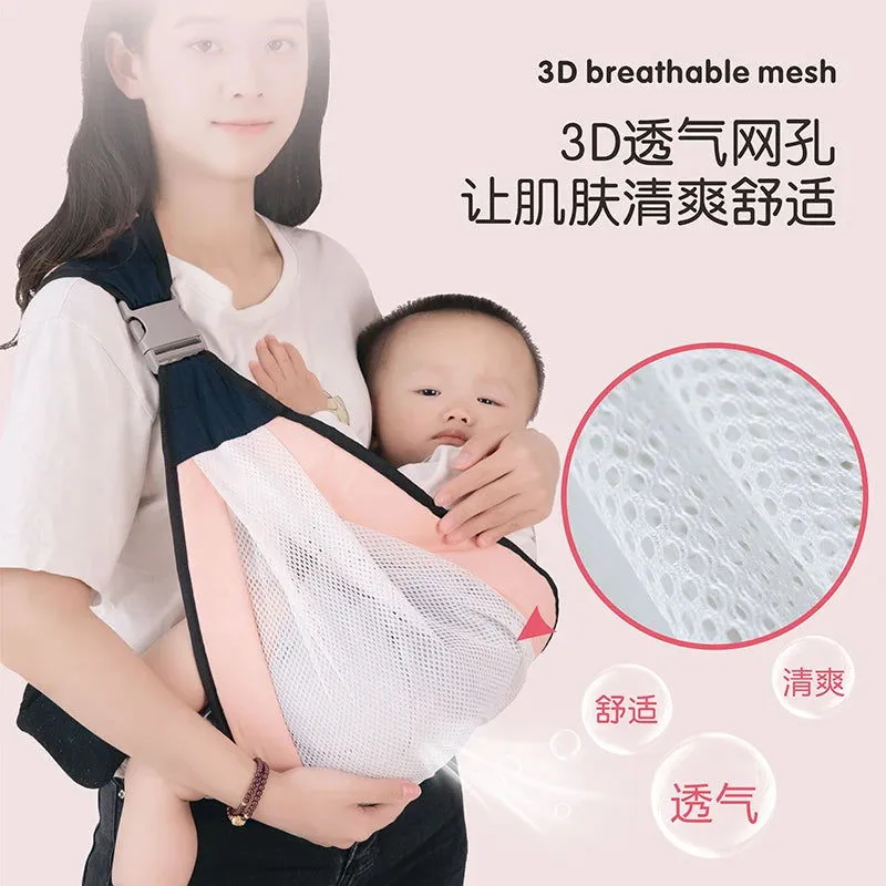New Cotton Adjustable Baby Sling Carrier Bag ( Pink )