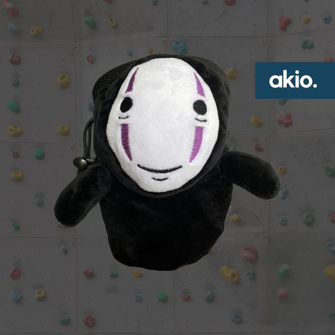 No-Face / Faceless / Kaonashi Purple Chalk Bag