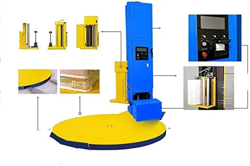Pallet Wrapping Machine Industrial Shrink Wrap Machines with Built-in Scale