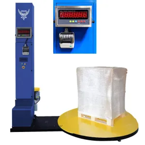 Pallet Wrapping Machine Industrial Shrink Wrap Machines with Built-in Scale