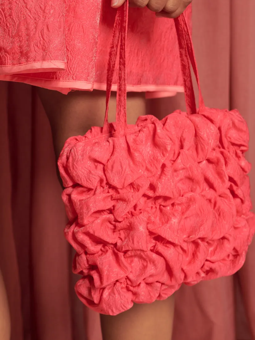 Parakeet Ruched Mini Bag