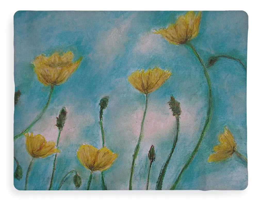 Petals of Yellows - Blanket