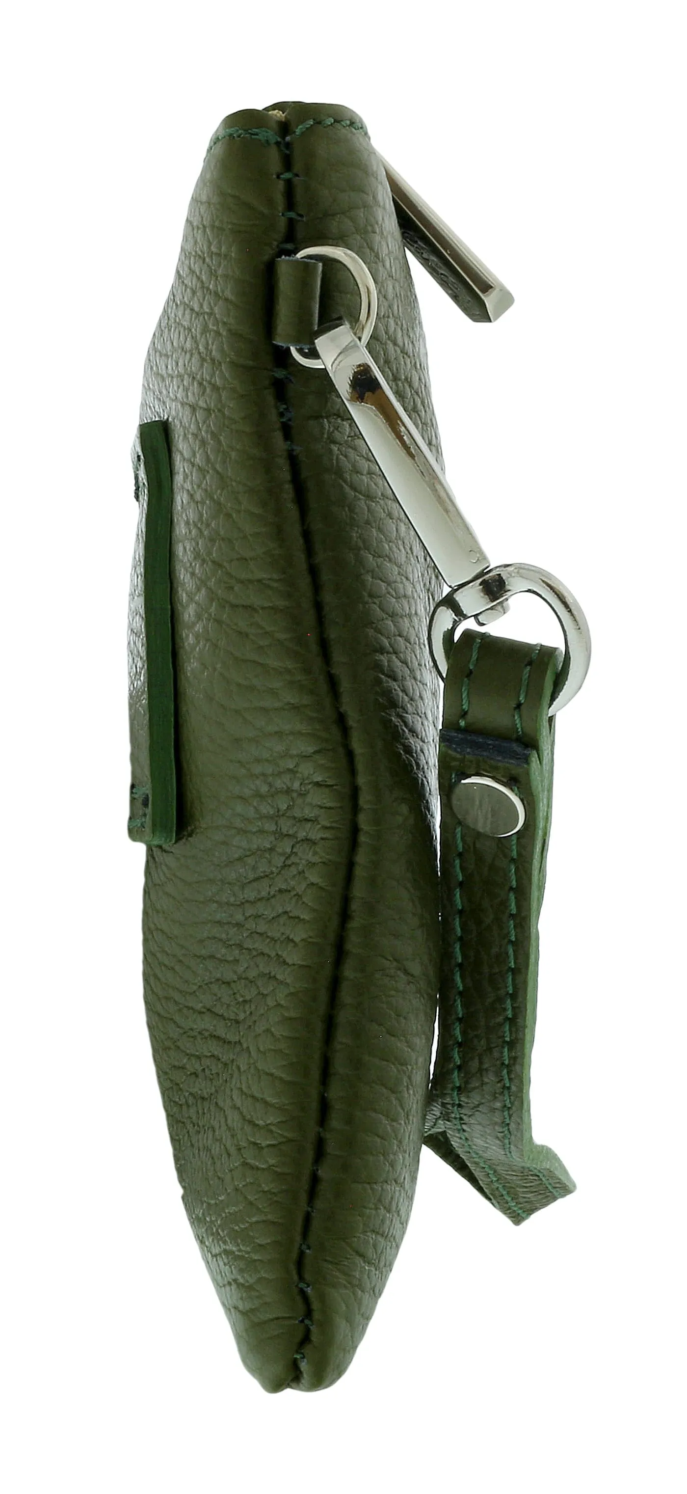Pierre Cardin Military Leather Small Slouchy Fashion Pouch Clutch
