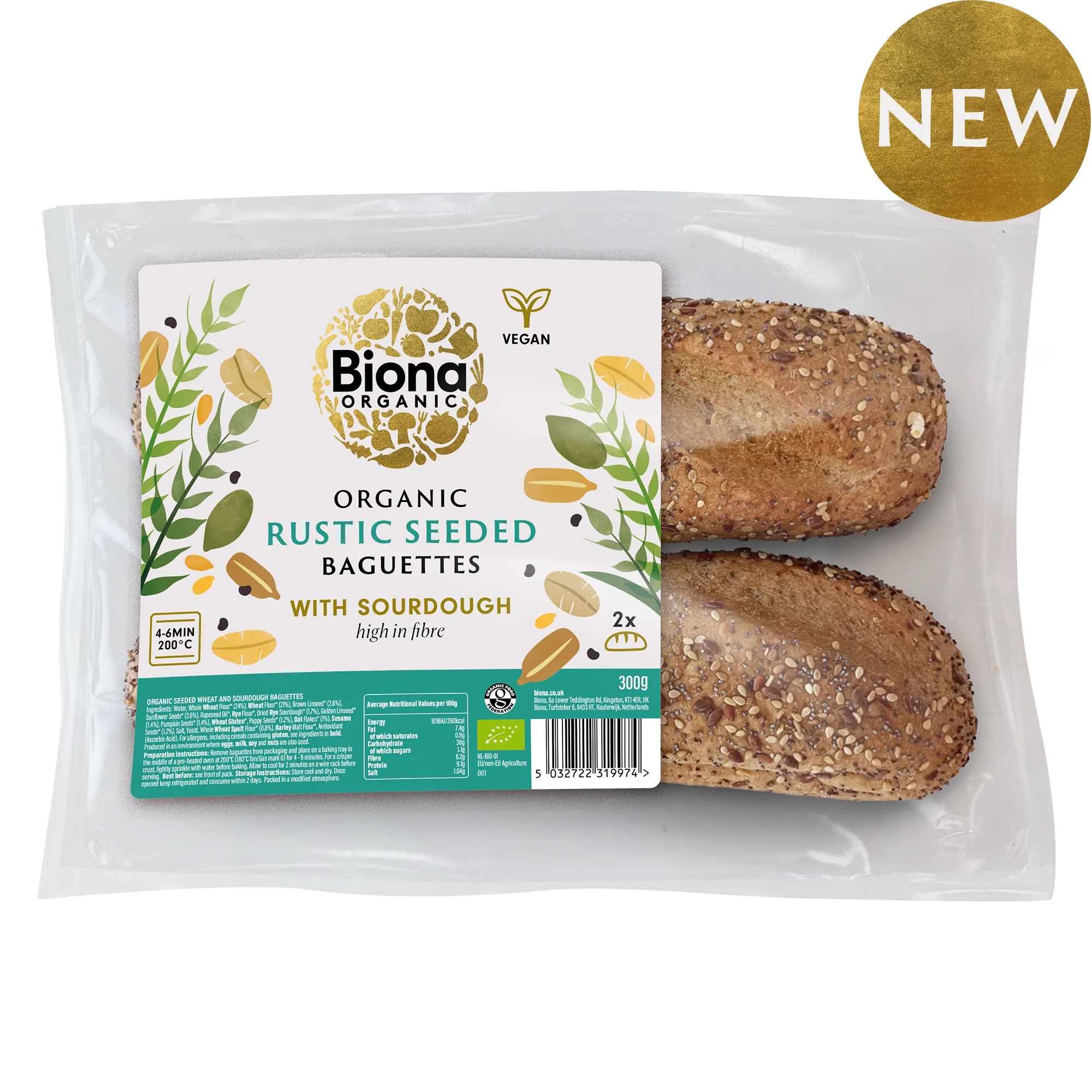 RUSTIC SEEDED BAGUETTE