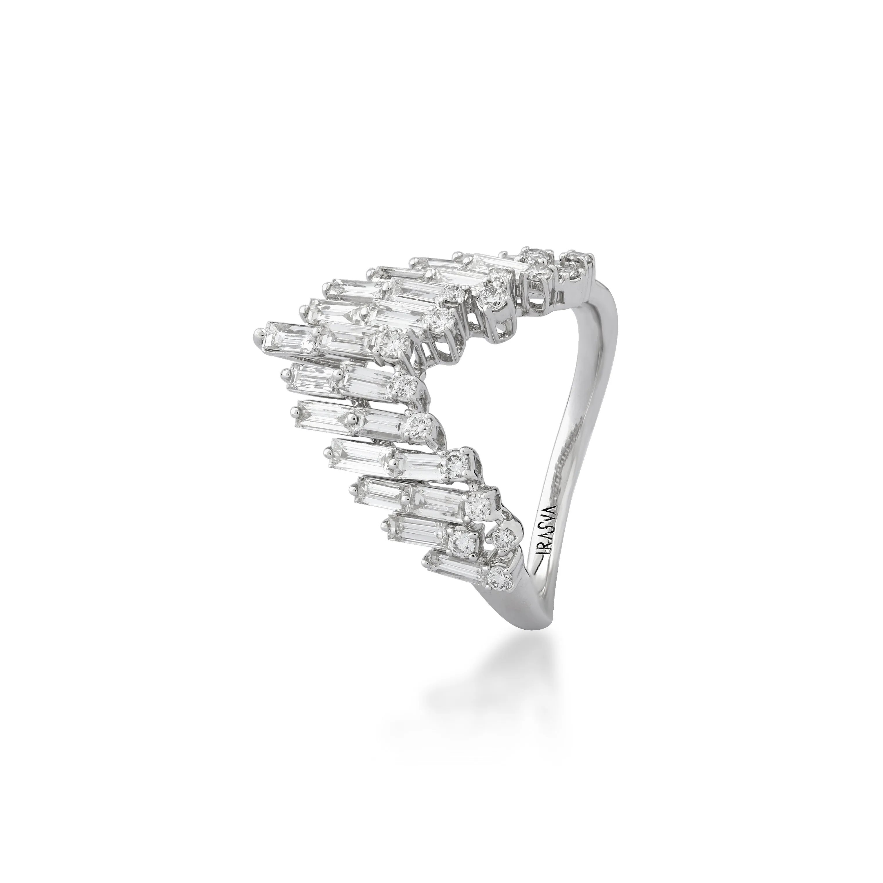 Scatter Waltz Taper Diamond Ring